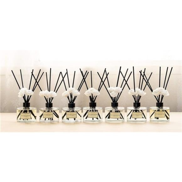 CULTURE & NATURE Reed Diffuser Set 6.7 oz (200ml) Black Cherry Scented Diffuser - Picture 6 of 7